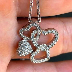 Swarovski hearts necklace